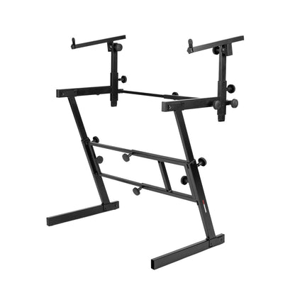 Gator GFW-KEY-Z2000 Adjustable Z-Style Keyboard Stand | 2-Tier