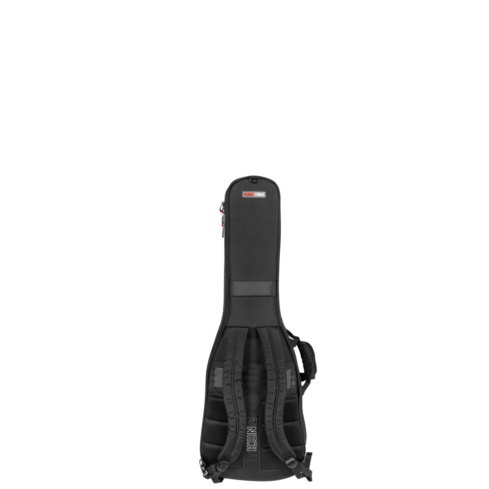 Gator G-ICONTTELEC-BLK Icon Take Two Series Dual Electric Guitar Bag