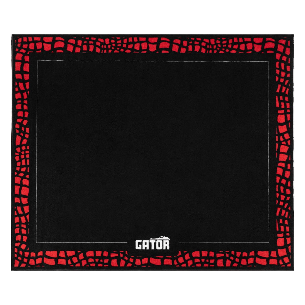 Gator GP-DRUMRUG-BK Drum Rug | 78" x 66" | Black