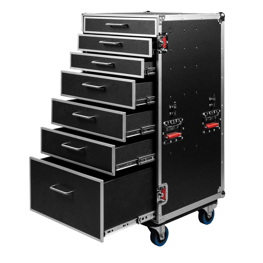 Gator GTOUR-WORKST7 Utility Drawer Case With Fold-Out Table