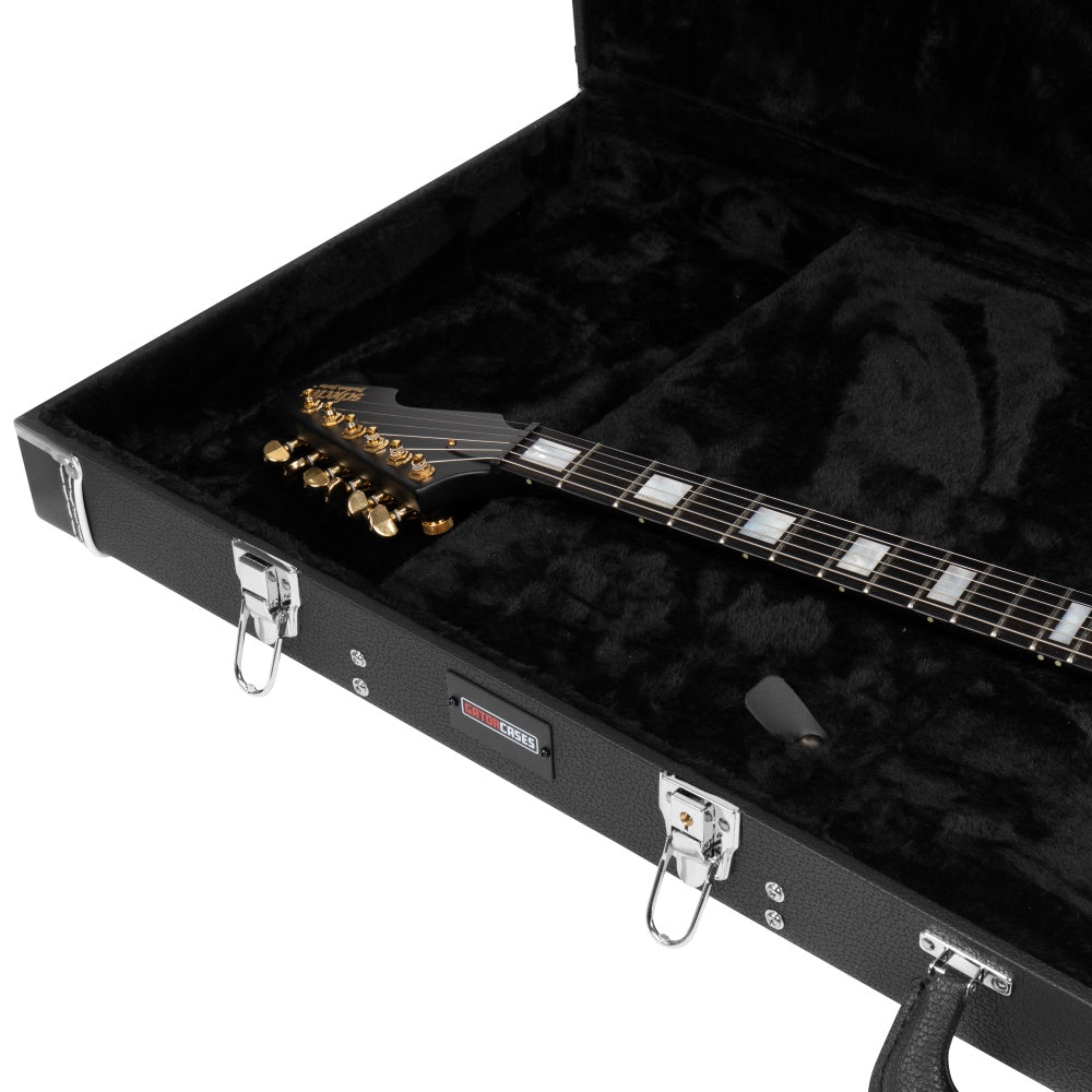 Gator GW-EXP Deluxe Wood Case For Explorer Guitars
