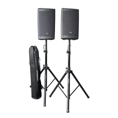 Gator RI-SPKRSTDSET-200-AL Aluminum Tripod Speaker Stand Set With Bag