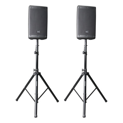 Gator RI-SPKRSTDSET-200-AL Aluminum Tripod Speaker Stand Set With Bag