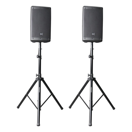 Gator RI-SPKRSTDSET-200-AL Aluminum Tripod Speaker Stand Set With Bag