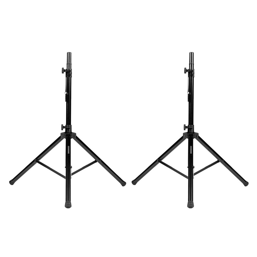 Gator RI-SPKRSTDSET-250-AL Aluminum Tripod Speaker Stand Set With Deluxe Bag