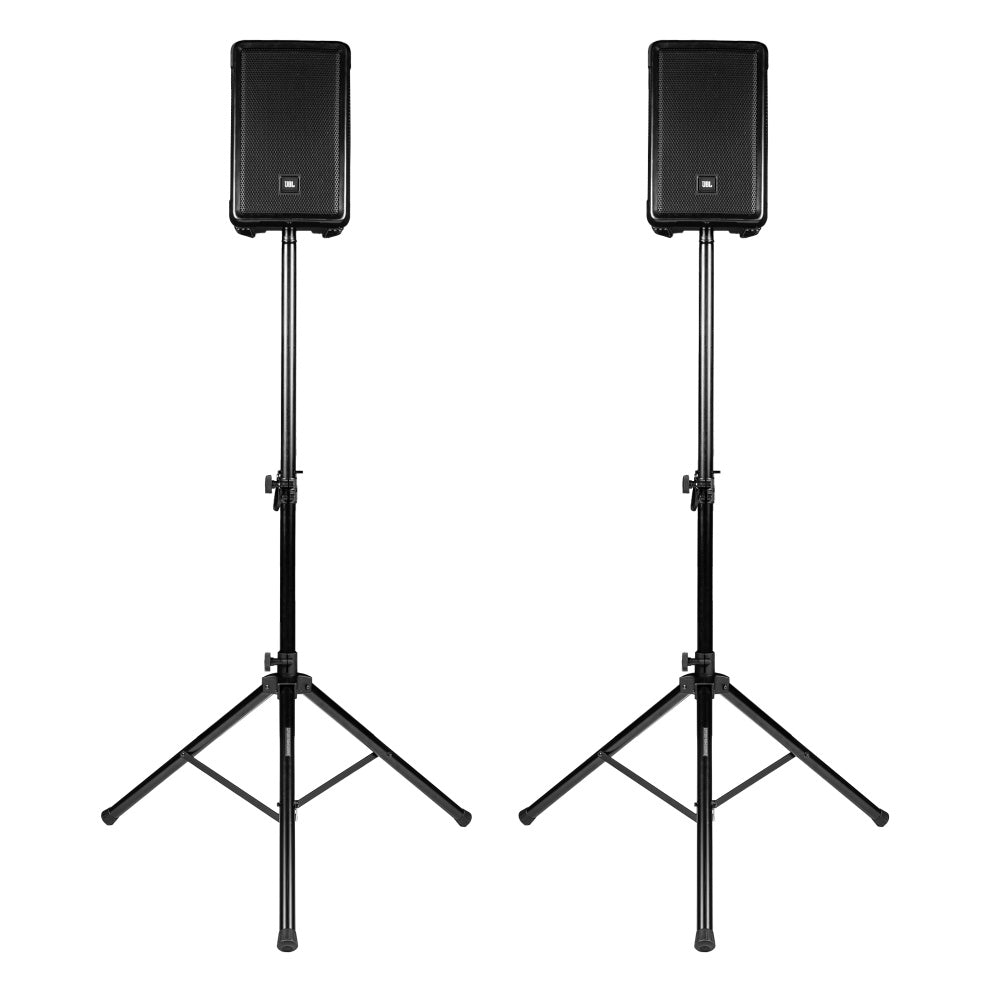 Gator RI-SPKRSTDSET-250-AL Aluminum Tripod Speaker Stand Set With Deluxe Bag