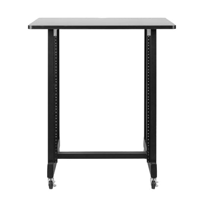 Gator RI-STRK-14U-BLK 14U Wood Rack Cabinet | Black