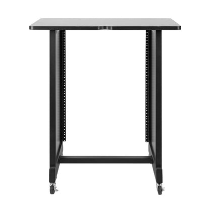 Gator RI-STRK-14U-BLK 14U Wood Rack Cabinet | Black