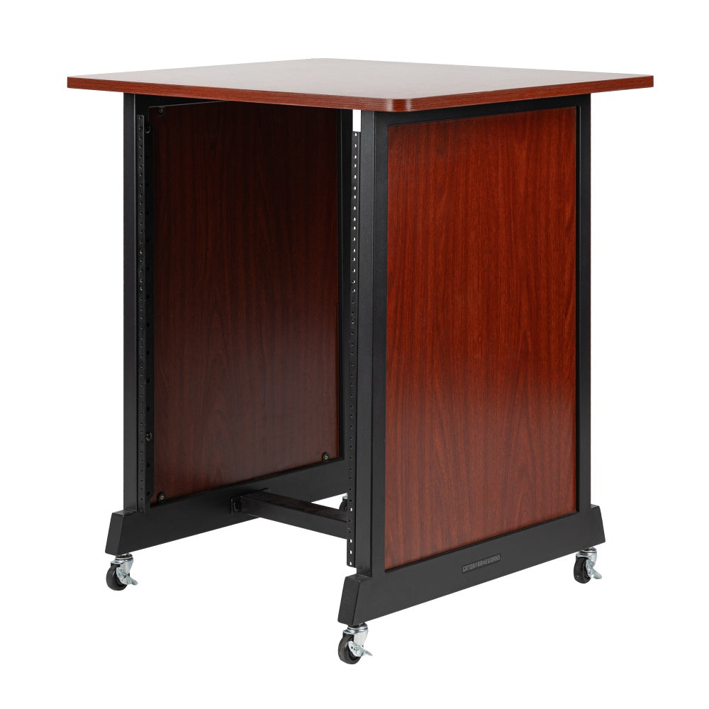 Gator RI-STRK-14U-CH 14U Wood Rack Cabinet | Cherry