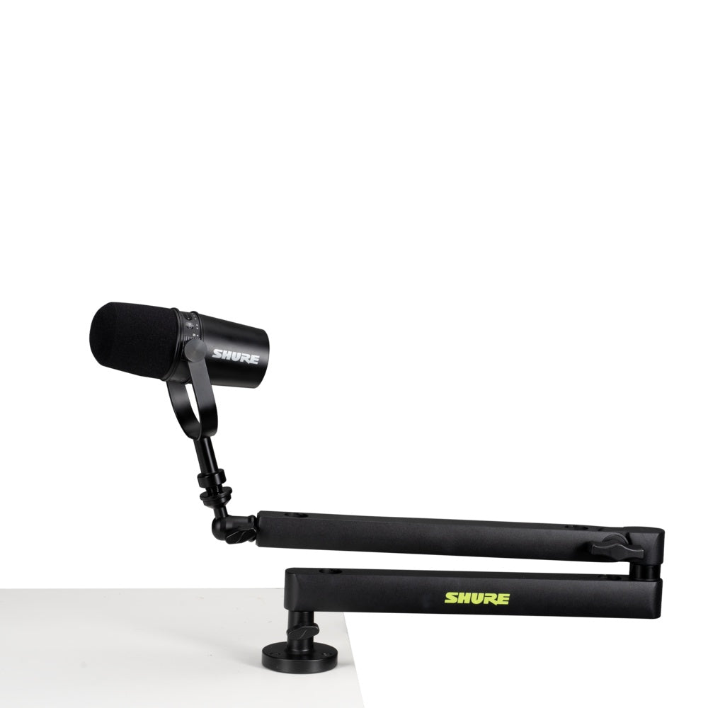 Gator SH-BROADCAST2 Shure Low-Profile Desktop Mic Boom Stand