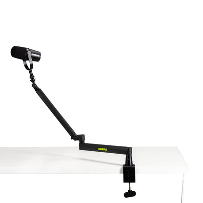 Gator SH-BROADCAST2 Shure Low-Profile Desktop Mic Boom Stand