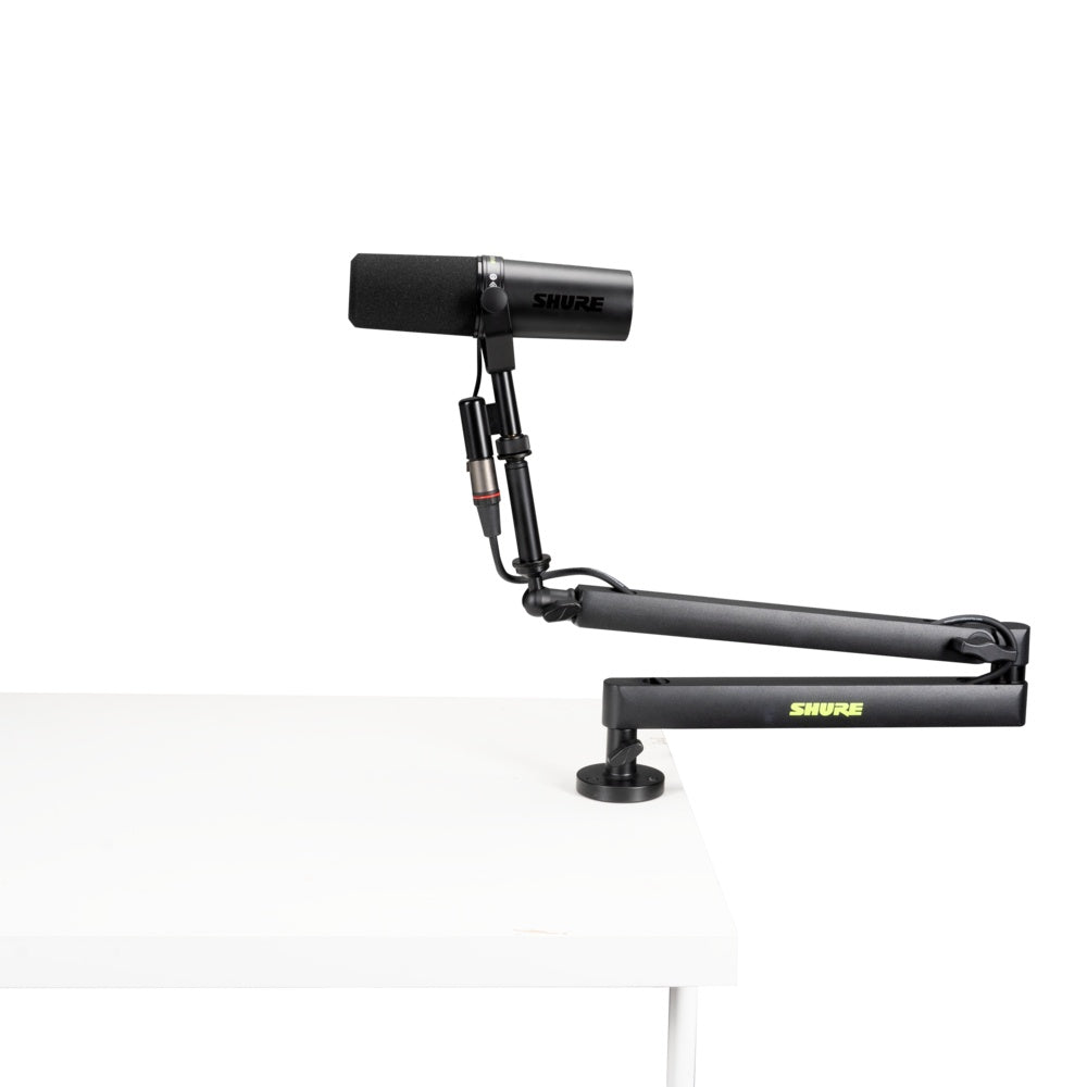 Gator SH-BROADCAST2 Shure Low-Profile Desktop Mic Boom Stand