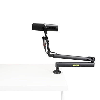 Gator SH-BROADCAST2 Shure Low-Profile Desktop Mic Boom Stand