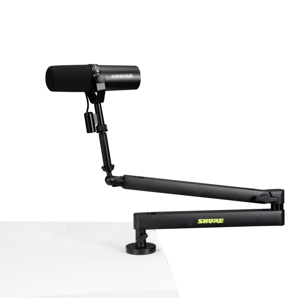 Gator SH-BROADCAST2 Shure Low-Profile Desktop Mic Boom Stand