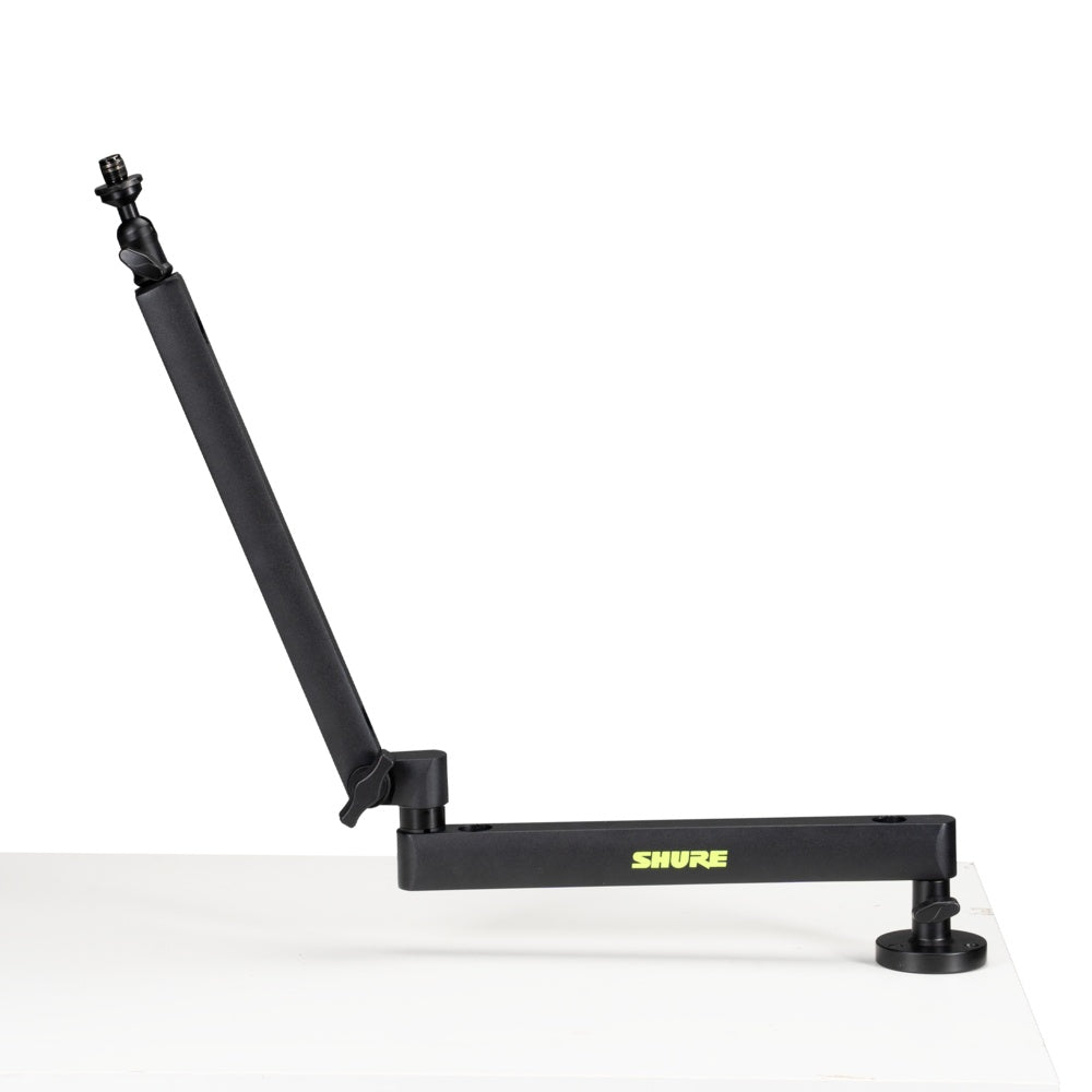 Gator SH-BROADCAST2 Shure Low-Profile Desktop Mic Boom Stand