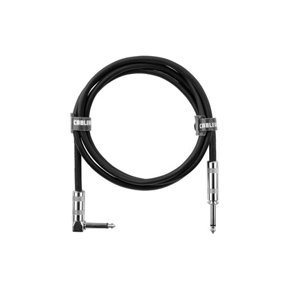 Gator Backline Straight To Right Angle Instrument Cable | 5'