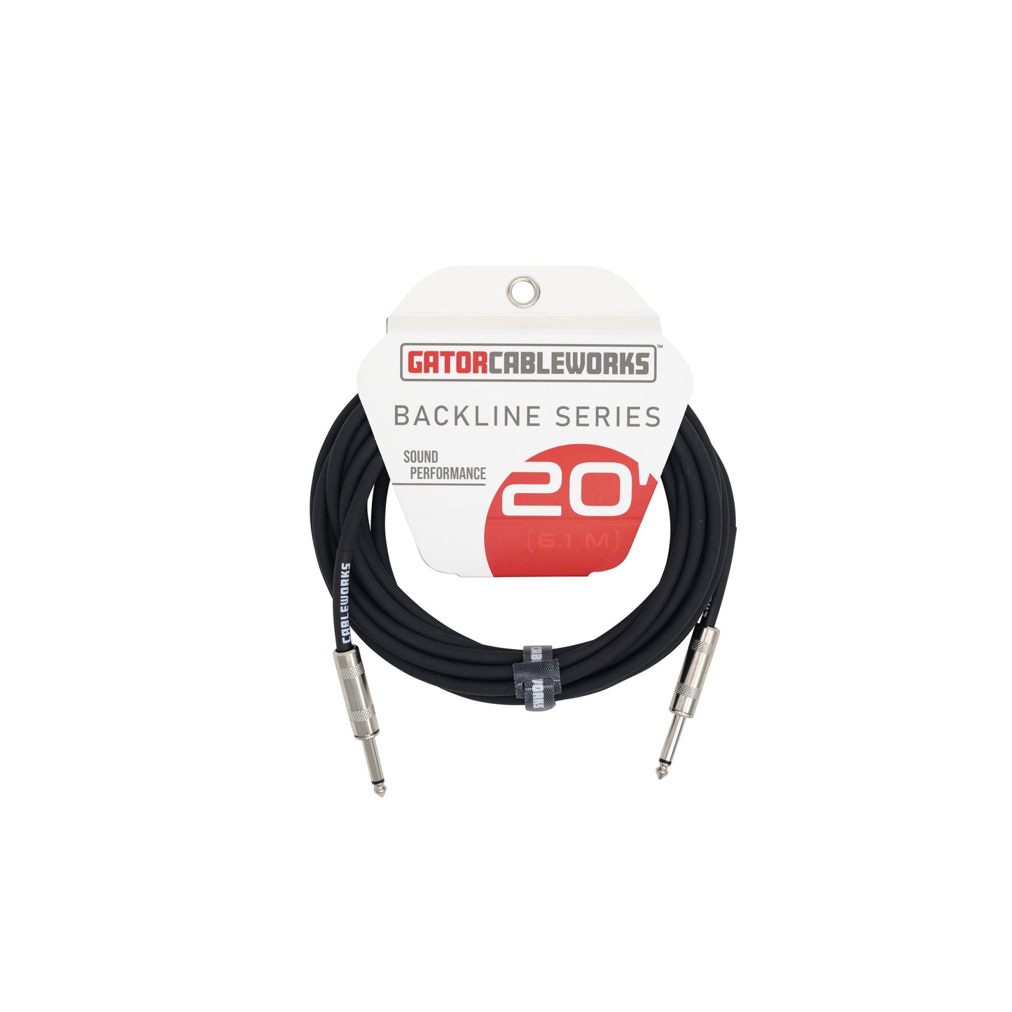 Gator Backline Straight Instrument Cable | 20'