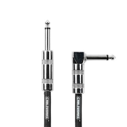 Gator Backline Straight To Right Angle Instrument Cable | 20'