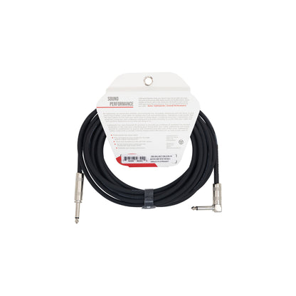 Gator Backline Straight To Right Angle Instrument Cable | 20'