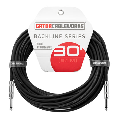 Gator Backline Straight Instrument Cable | 30'