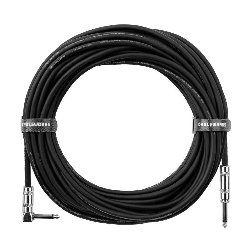 Gator Backline Straight To Right Angle Instrument Cable | 30'