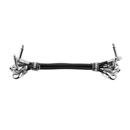 Gator GCWB-INS-6INRA3PK Backline Right Angle Instrument Patch Cable 6" | 3-Pack