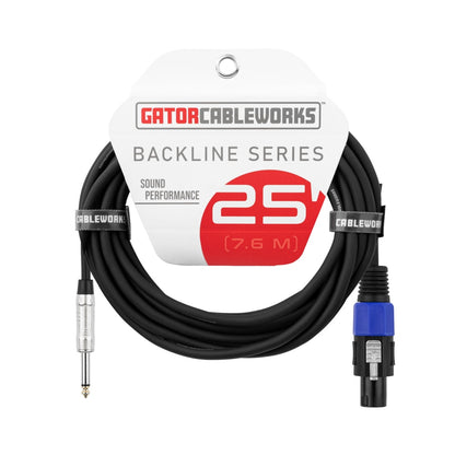 Gator Backline TS To Twist Lock Speaker Cable | 25'