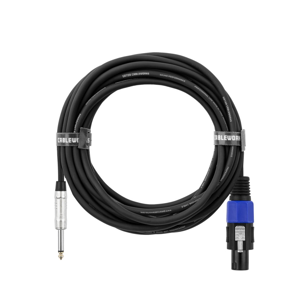 Gator Backline TS To Twist Lock Speaker Cable | 25'