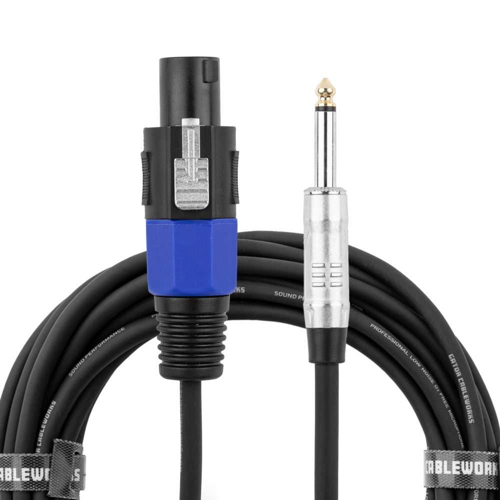 Gator Backline TS To Twist Lock Speaker Cable | 25'
