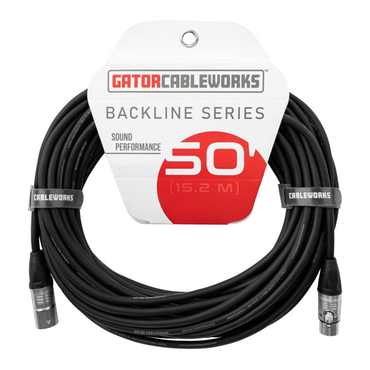 Gator GCWB-XLR-50 XLR Microphone Cable 50 Foot