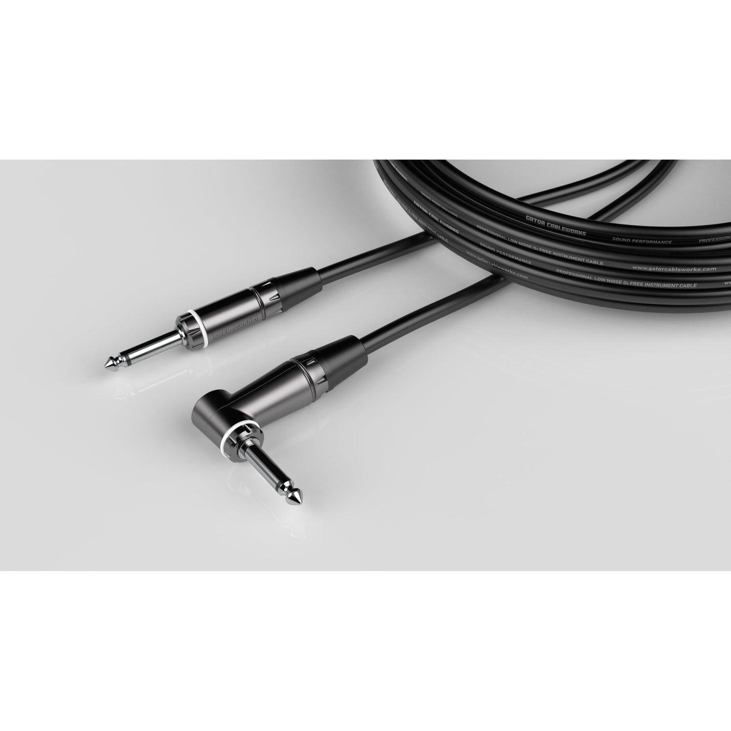 Gator Composer Straight To Right Angle Instrument Cable | 3'
