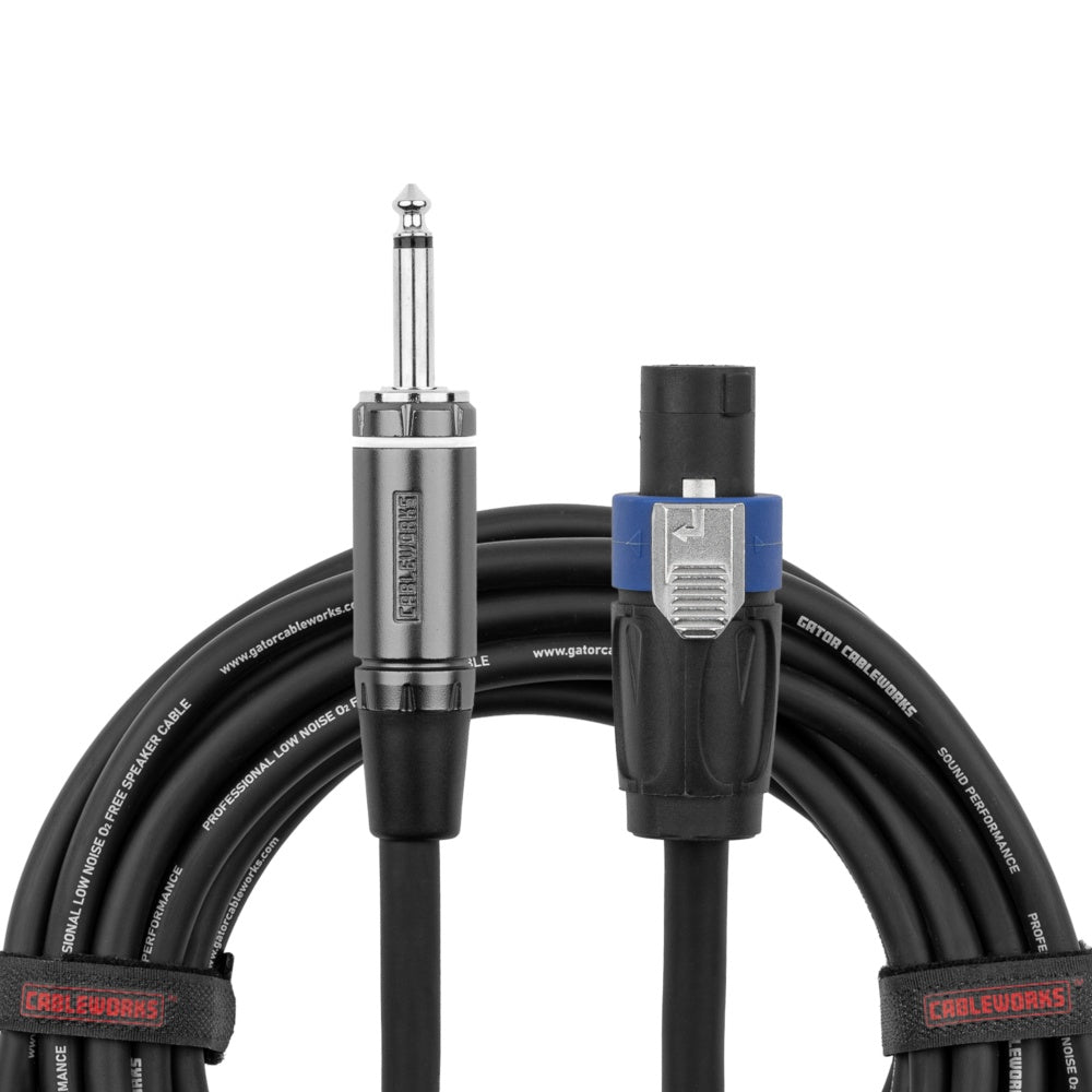 Gator Composer TS To Twist Lock Speaker Cable | 3'
