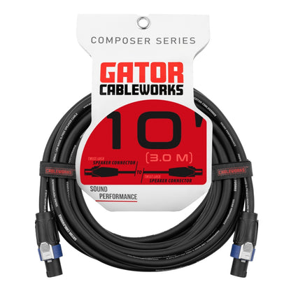 Gator Composer Twist Lock Speaker Cable | 10'