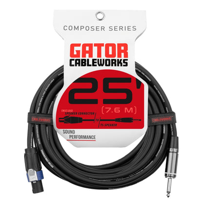 Gator Composer TS To Twist Lock Speaker Cable | 25'