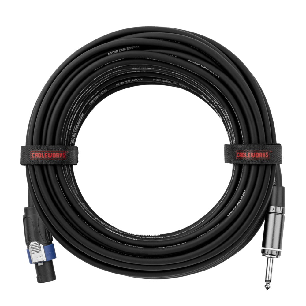 Gator Composer TS To Twist Lock Speaker Cable | 25'