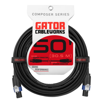 Gator Composer Twist Lock Speaker Cable | 50'