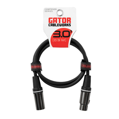 Gator GCWC-XLR-03 XLR Microphone Cable 3 Foot