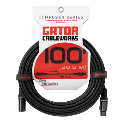 Gator GCWC-XLR-100 XLR Microphone Cable 100 Foot