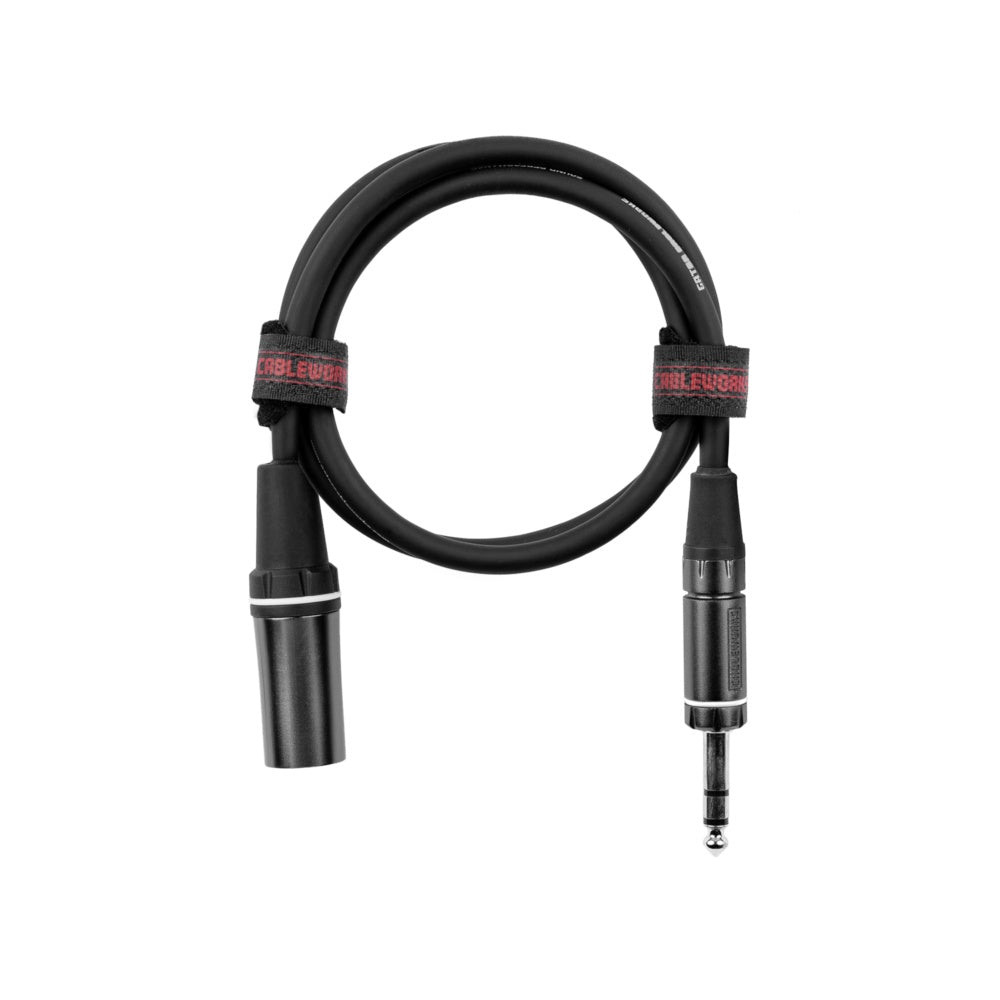 Gator Composer XLR Male To TRS Cable | 18"