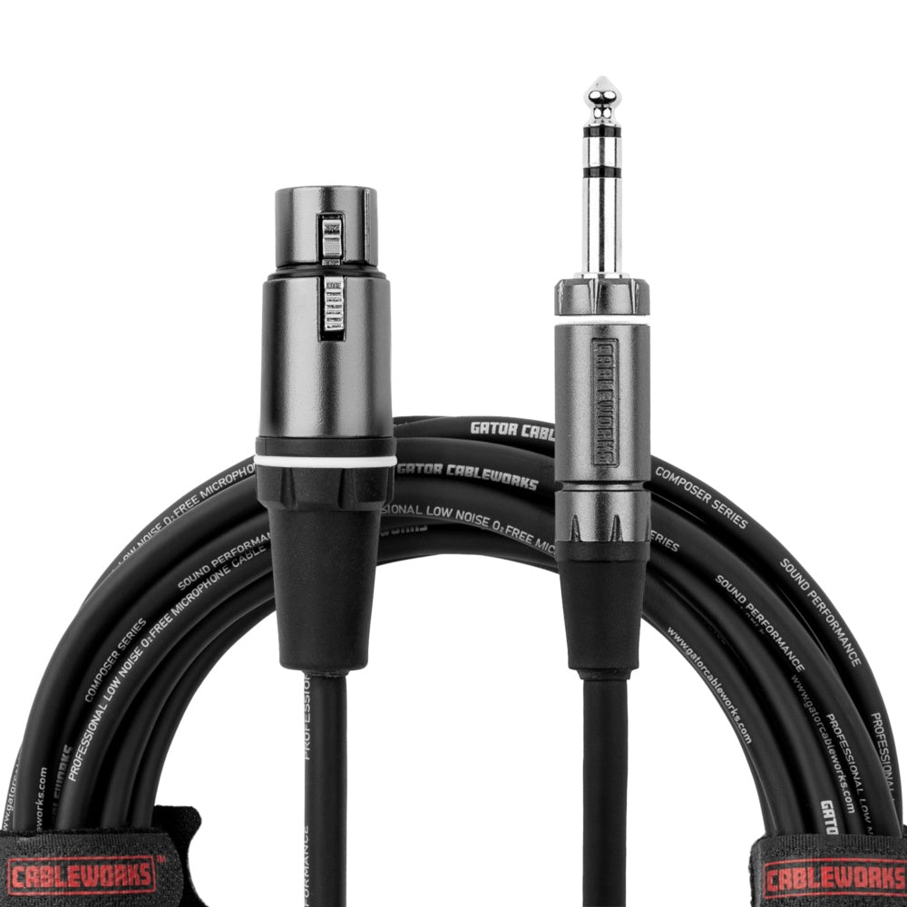 Gator Composer XLR Female To TRS Cable | 20'