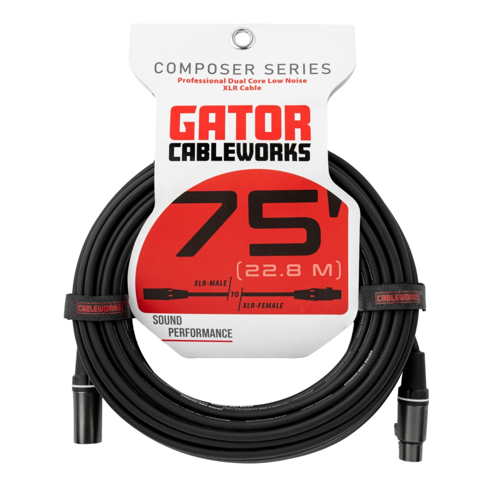 Gator Composer XLR Microphone Cable | 75'