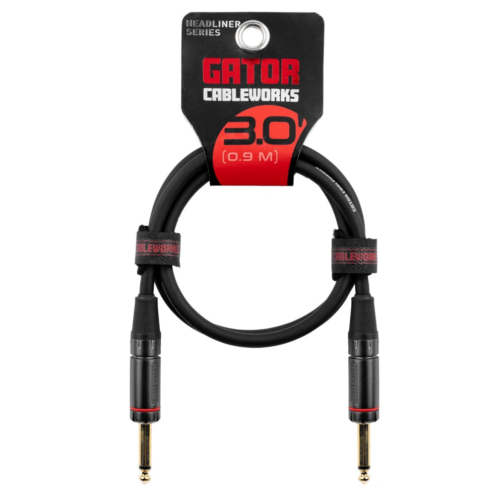Gator Cableworks Straight Instrument Cable | 3'