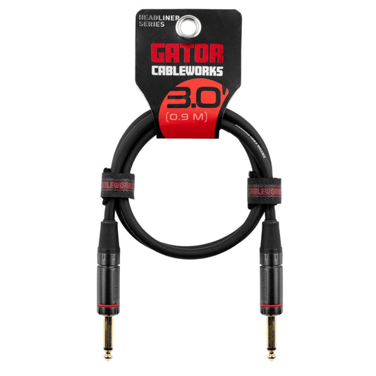 Gator Cableworks Straight Instrument Cable | 3'