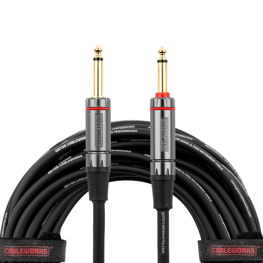 Gator Cableworks Straight Quiet Instrument Cable | 10'