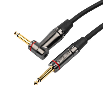 Gator Cableworks Straight To Right Angle Instrument Cable | 10'