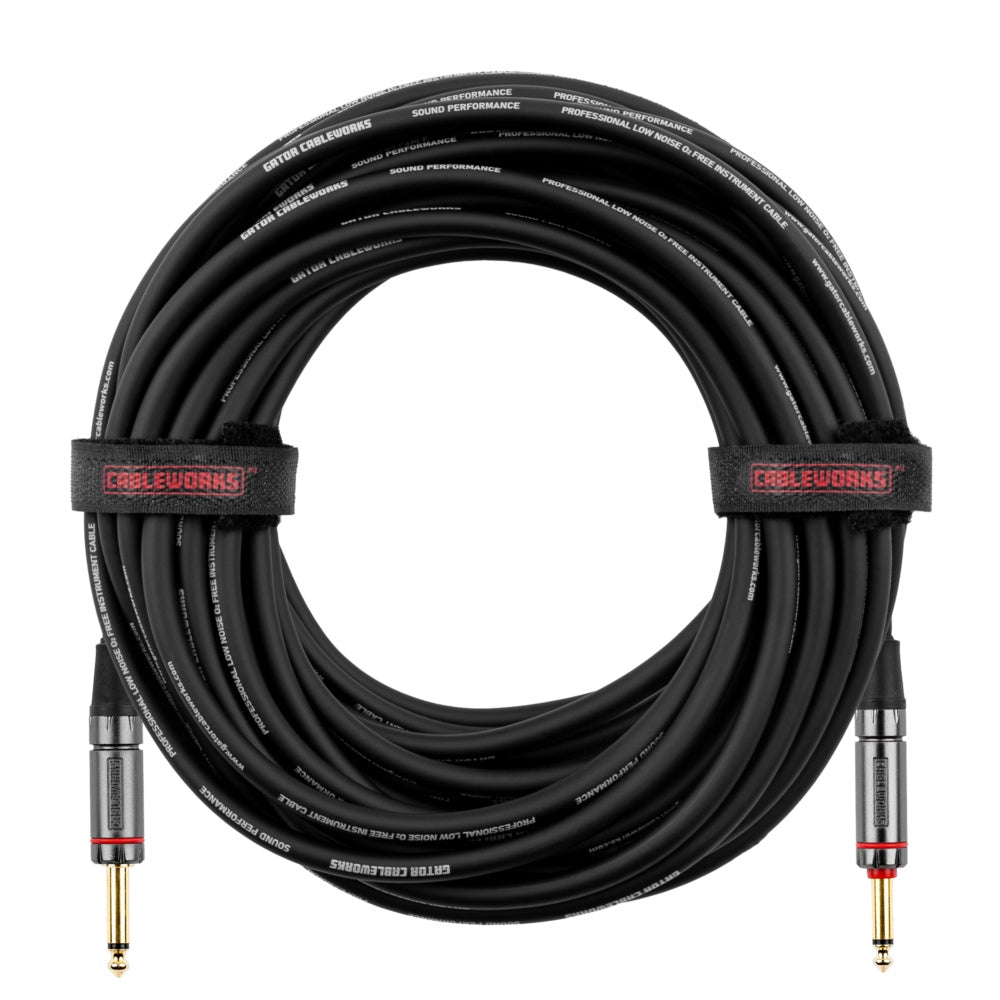 Gator Cableworks Straight Quiet Instrument Cable | 20'