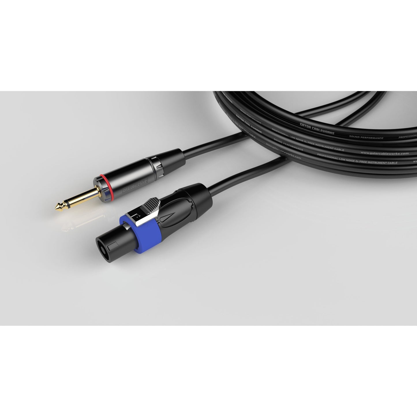 Gator Cableworks TS To Twist Lock Speaker Cable | 3'