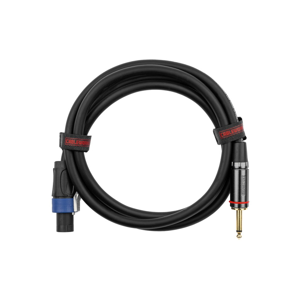 Gator Cableworks TS To Twist Lock Speaker Cable | 6'