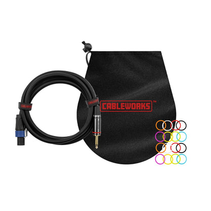 Gator Cableworks TS To Twist Lock Speaker Cable | 6'