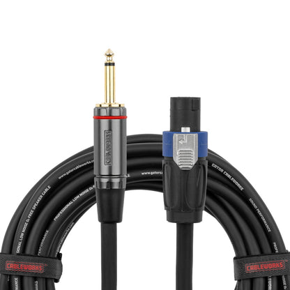 Gator Cableworks TS To Twist Lock Speaker Cable | 10'